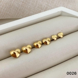 Trio de Brincos Coração – Banhado a Ouro