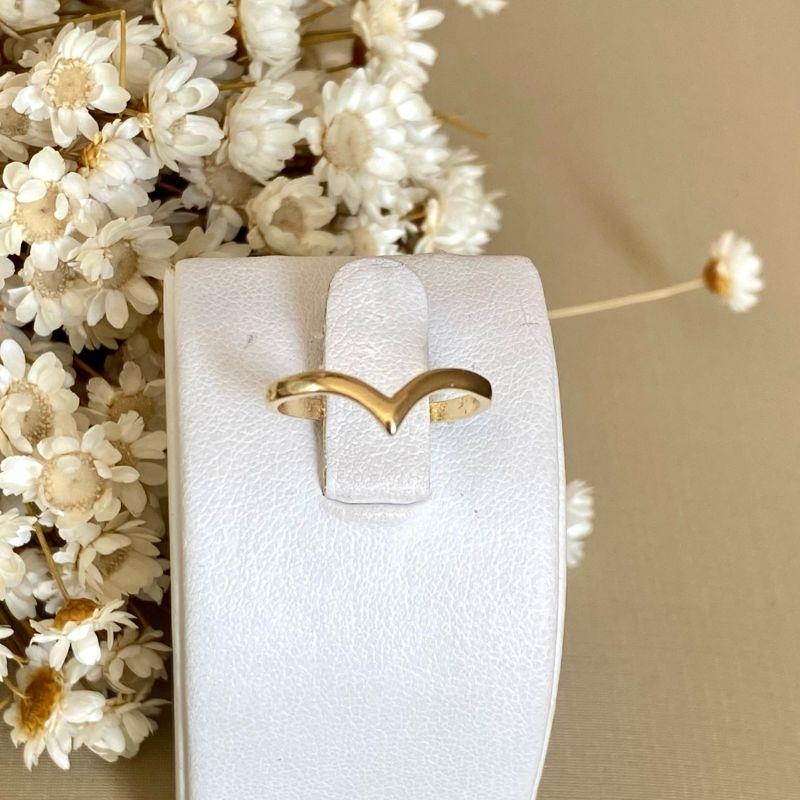 Anel Falange V Banhado a Ouro 18k Feminino