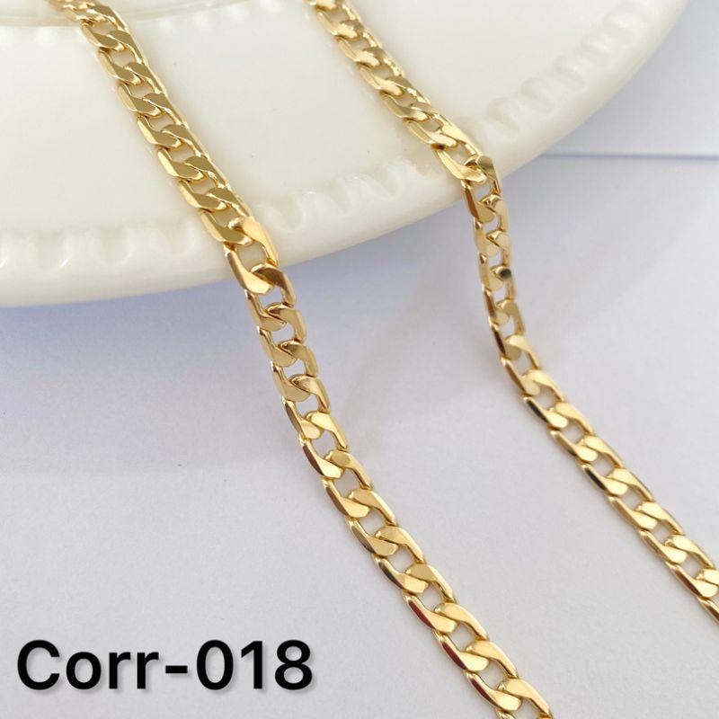 Corrente Masculina Banhada a Ouro 18k Elo Grumet