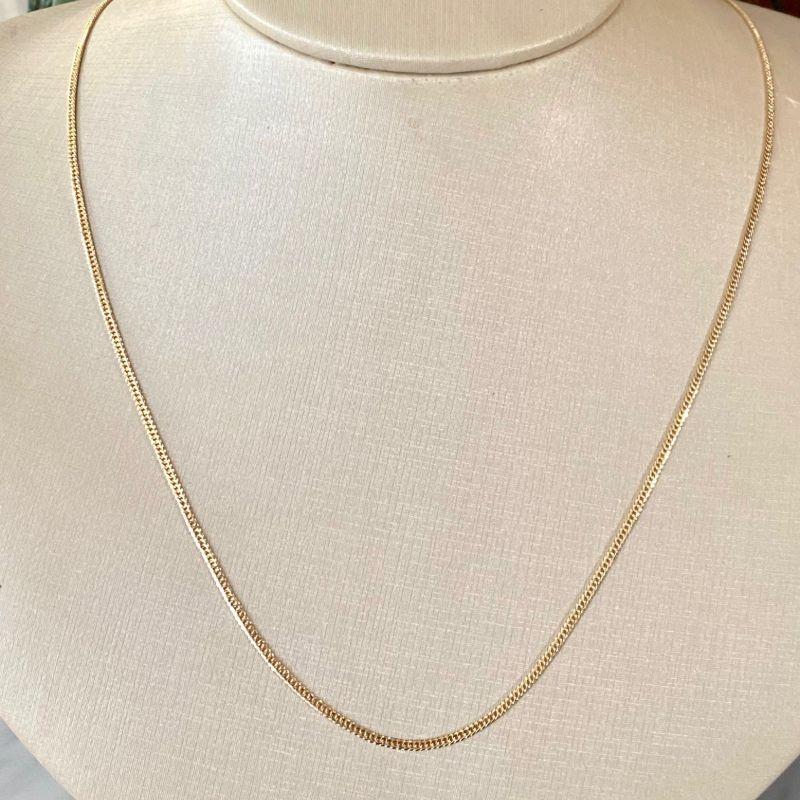 Corrente Masculina 2mm  Banhada a Ouro 18k  Modelo Fino, Elegante e de Alto Brilho